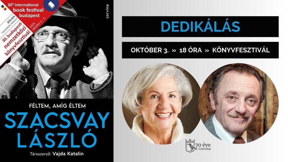 Szacsvay László és Vajda Katalin dedikálás